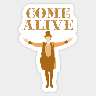 Gold- Come Alive Sticker